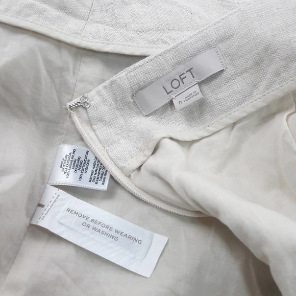 Ann Taylor Loft Linen Flare Skirt - Picture 3 of 4